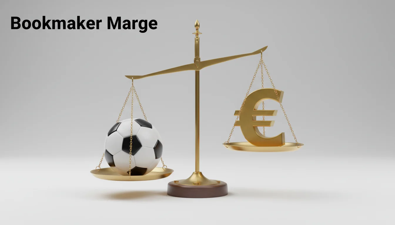 Weegschaal met een voetbal aan de ene kant en een euroteken aan de andere kant
